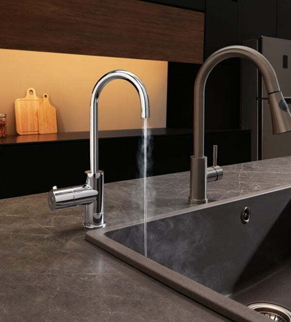 The Intrix hot and cold water tap installed in a residential home.