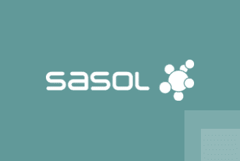 A Logo of Sasol, a BlueWave unit repair customer 