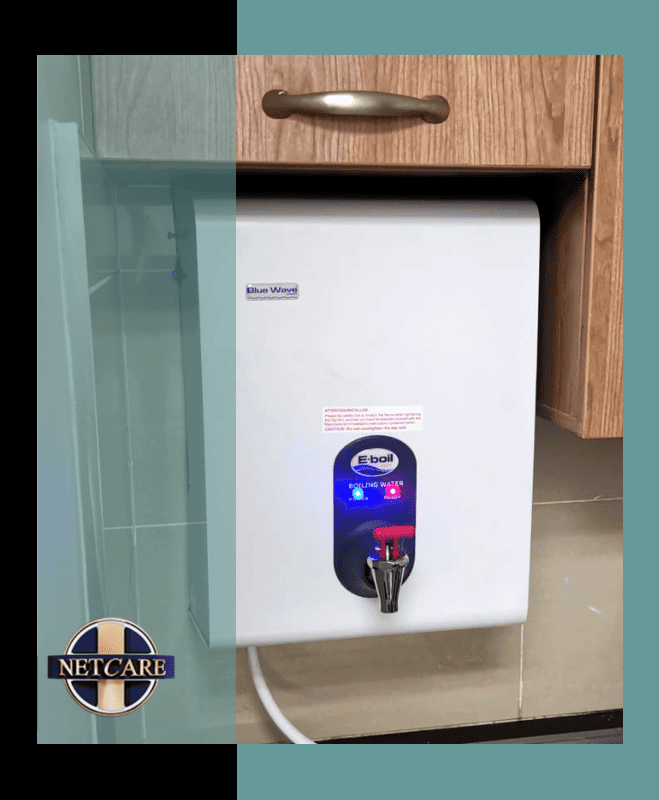 A BlueWave Instant Water Boiler installed at Netcare Sunninghill