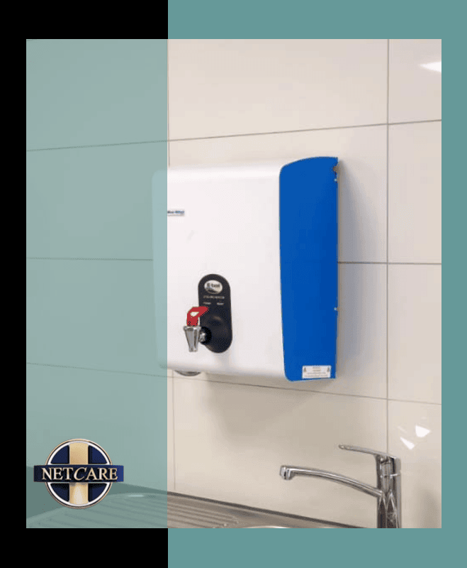 The BlueWave Instant Boiling Water Dispenser installed at Netcare Pretoria East