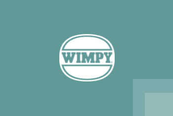 A logo of Wimpy restaurant, a long standing client of E-Boil Systems