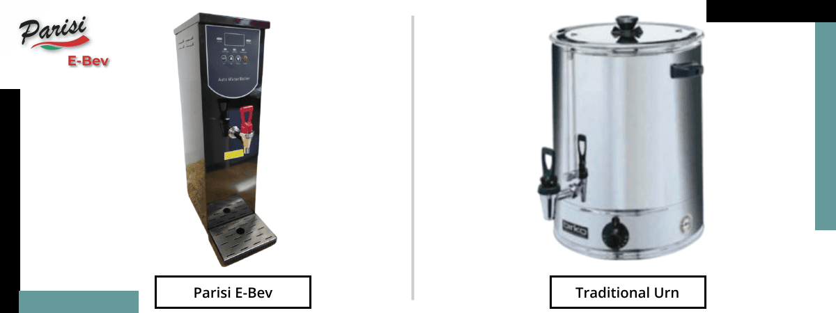 A comparison between the Parisi E-Bev and a traditional urn