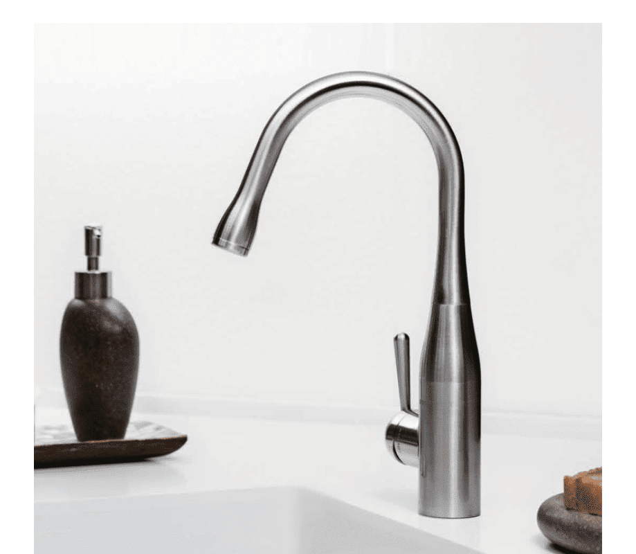 The Konda Ozone Tap installed in a kitchen sink.