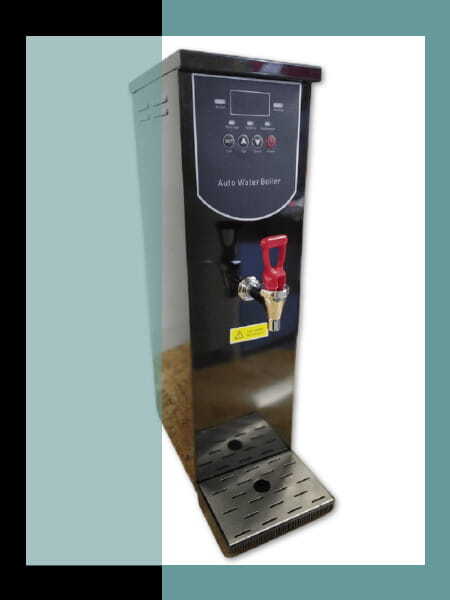 Parisi E-Bev Auto Water Boiler countertop boiling water dispenser side view
